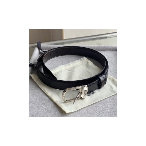 몽블랑 말발굽 버클 리버서블 레더벨트3.0cm W765150