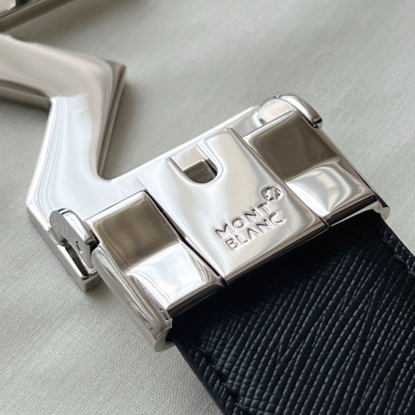 몽블랑 M 버클 팔라듐 코팅 벨트 3.5cm W879150