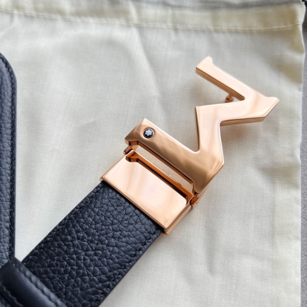 몽블랑 M 버클 팔라듐 코팅 벨트 3.5cm W879150
