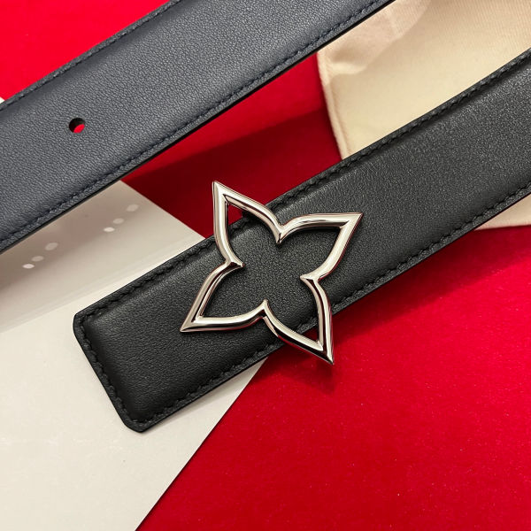 루이비통  플라워그램 리버서블 벨트 3.5cm(3color)