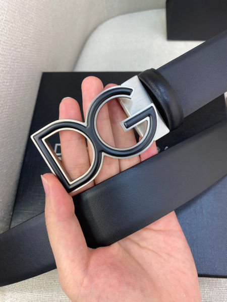 돌체앤가바나 DNG 로고 버클 3.5cm