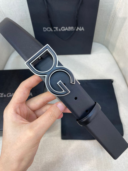 돌체앤가바나 DNG 로고 버클 3.5cm