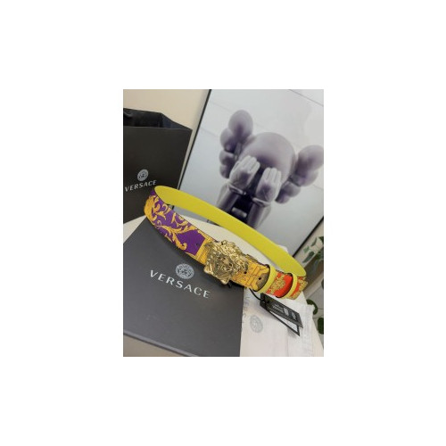 베르사체 메두사 골드버클 벨트 4.0cm