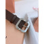 미우미우 암밴드 실버버클 3.4cm