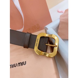 미우미우 암밴드 골드버클 3.4cm