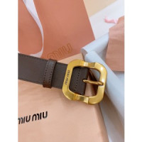 미우미우 암밴드 골드버클 3.4cm