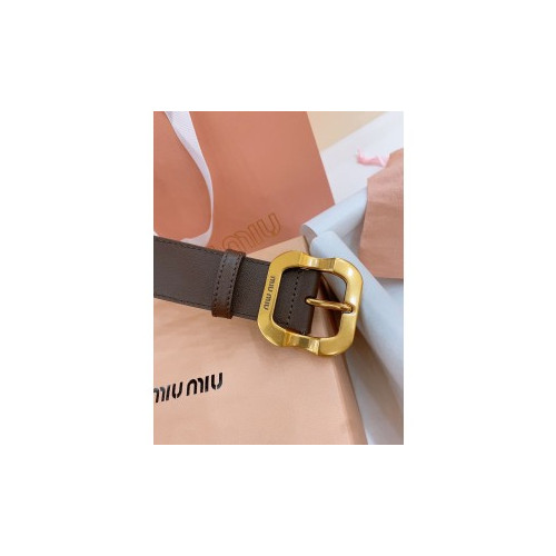 미우미우 암밴드 골드버클 3.4cm