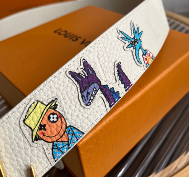 루이비통 2021ss 셰이프 퍼펫 리버서블 벨트 4cm(2color)