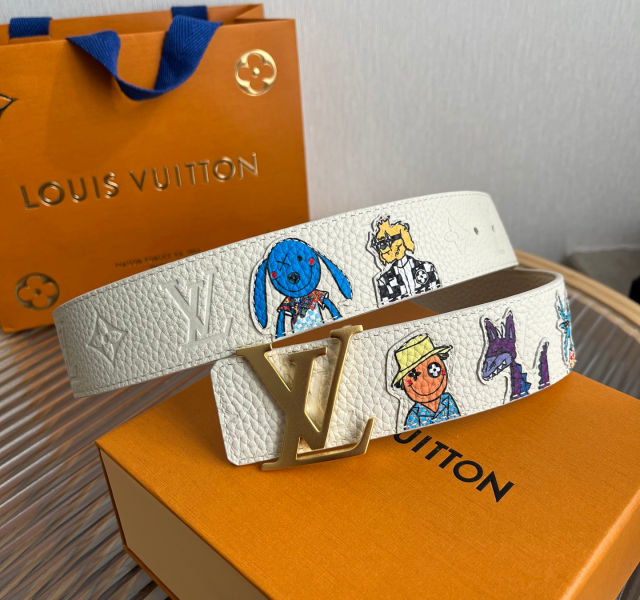 루이비통 2021ss 셰이프 퍼펫 리버서블 벨트 4cm(2color)