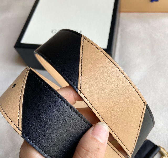 GU. 골드버클 벨트 4cm