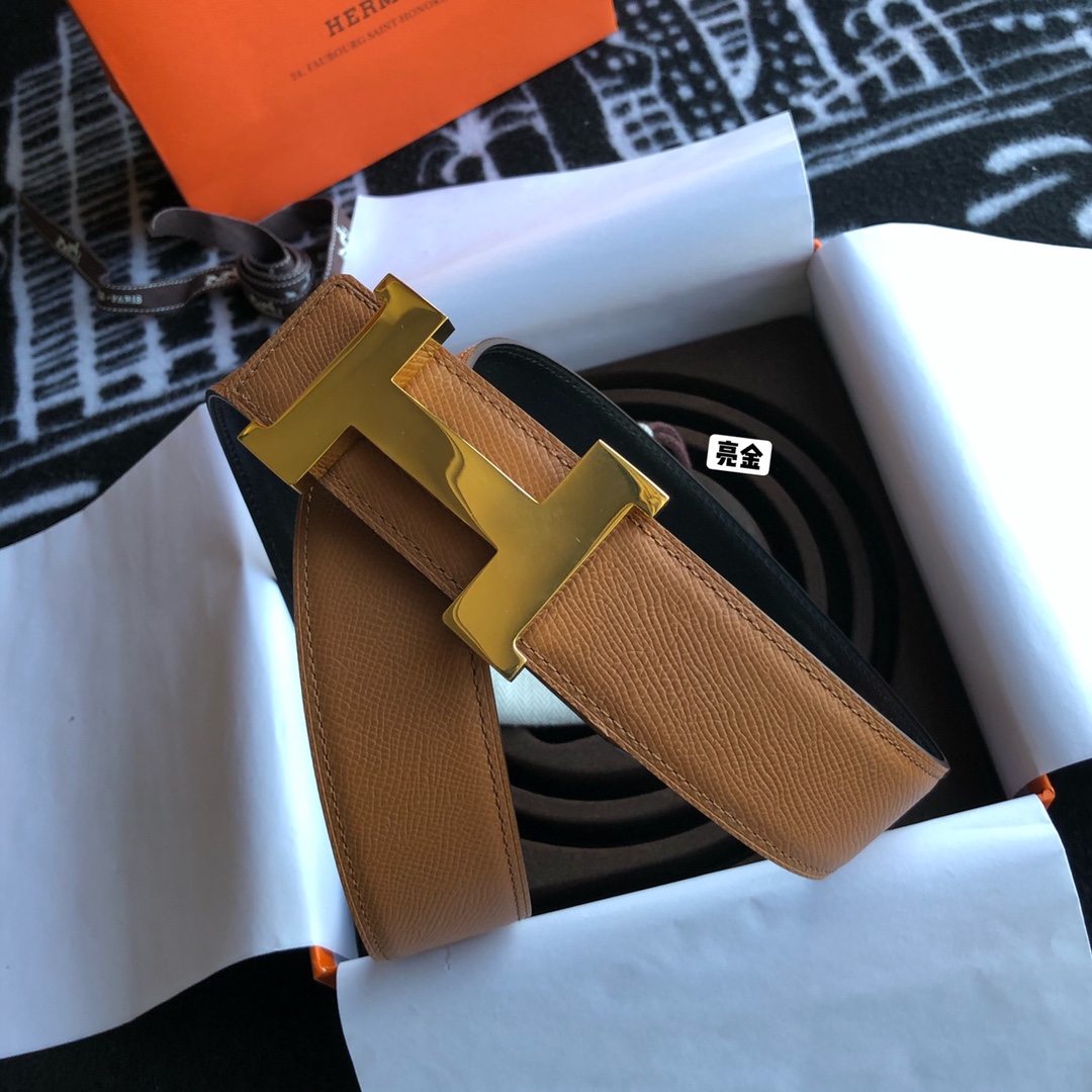 H. 골드 H버클 벨트 3.8cm 3컬러