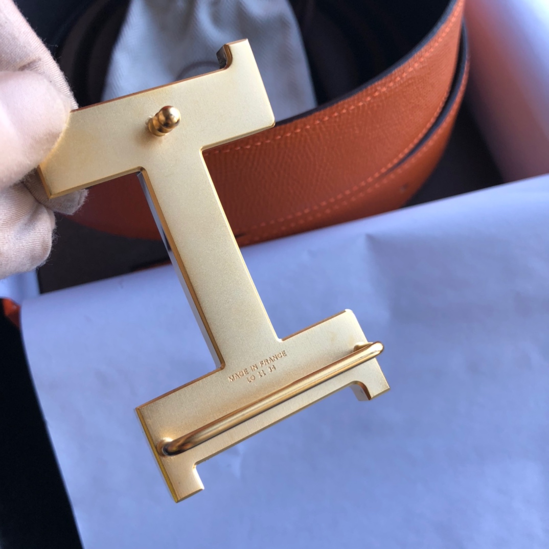 H. 골드 H버클 벨트 3.8cm 3컬러