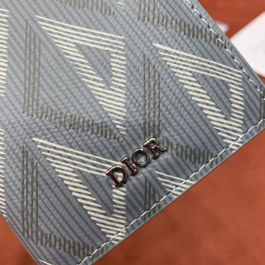 D. 버티컬 2단 카드 지갑 CD 다이아몬드 캔버스