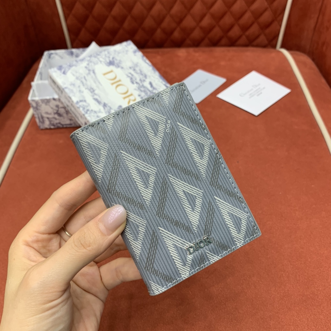 D. 버티컬 2단 카드 지갑 CD 다이아몬드 캔버스