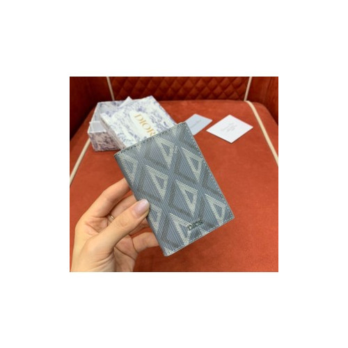 D. 버티컬 2단 카드 지갑 CD 다이아몬드 캔버스