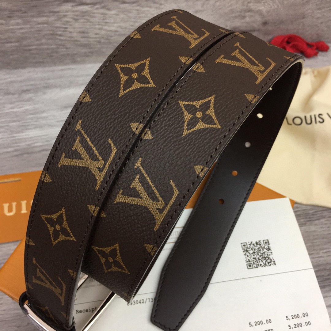L. 남성용 모노그램 LV 3.5cm 벨트 2컬러