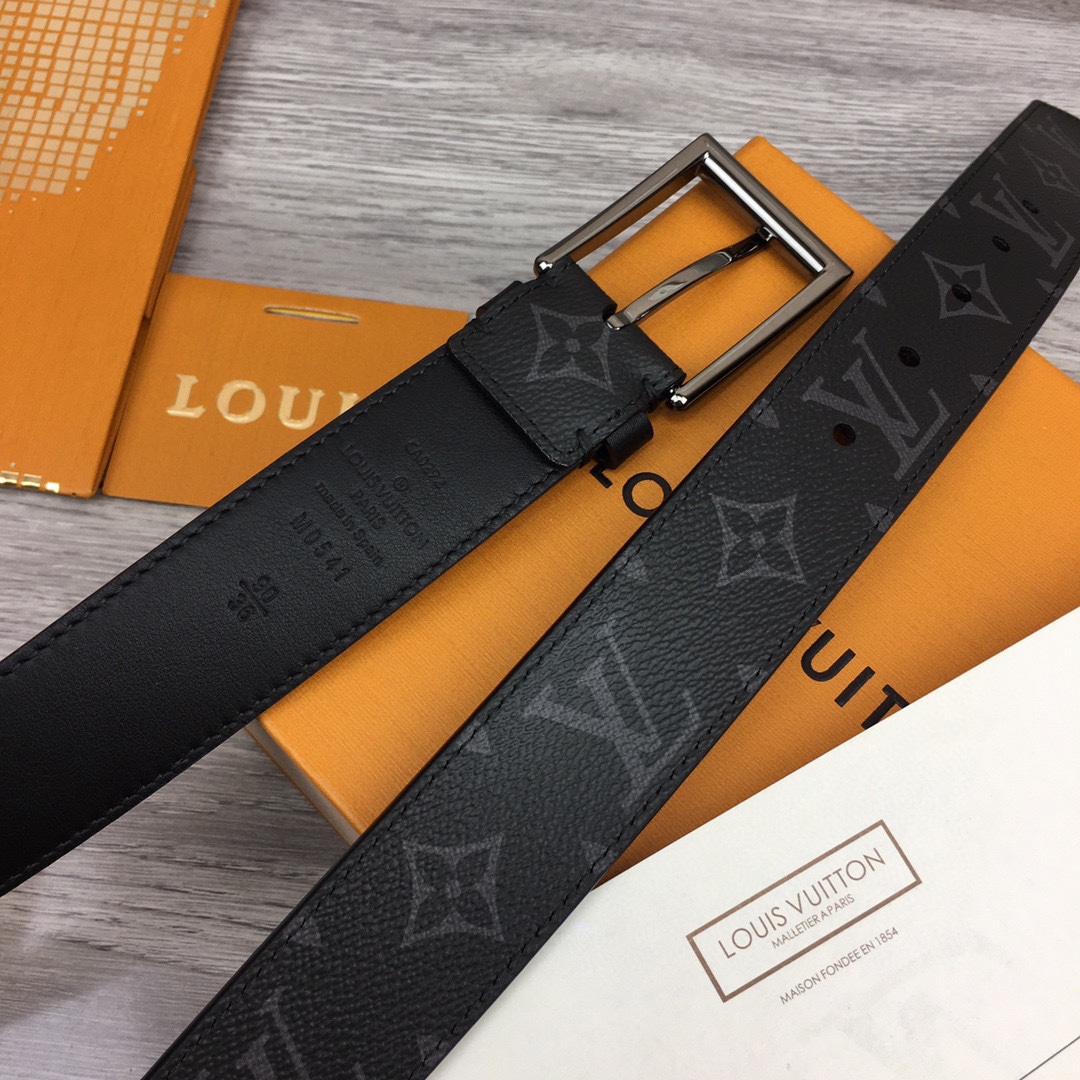 L. 남성용 모노그램 LV 3.5cm 벨트 2컬러