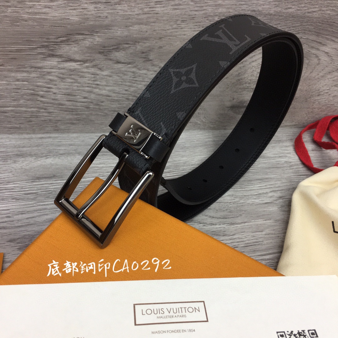 L. 남성용 모노그램 LV 3.5cm 벨트 2컬러