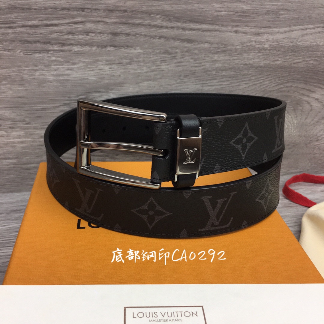 L. 남성용 모노그램 LV 3.5cm 벨트 2컬러