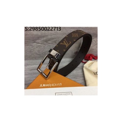 L. 남성용 모노그램 LV 3.5cm 벨트 2컬러