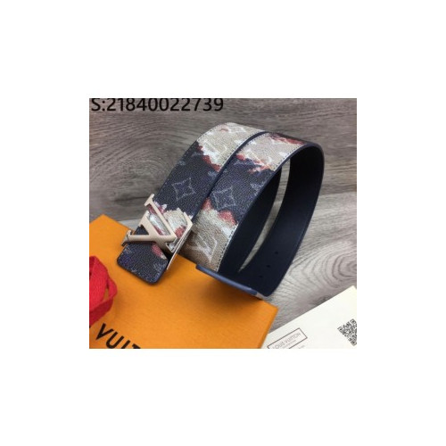 L. LV버클 우주 벨트 4cm 2컬러