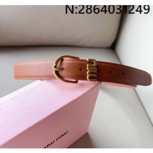 미우미우 골드 모노그램 벨트 2컬러 3.0cm