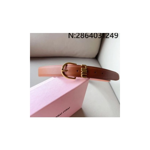 미우미우 골드 모노그램 벨트 2컬러 3.0cm