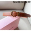 미우미우 골드 모노그램 벨트 2컬러 3.0cm