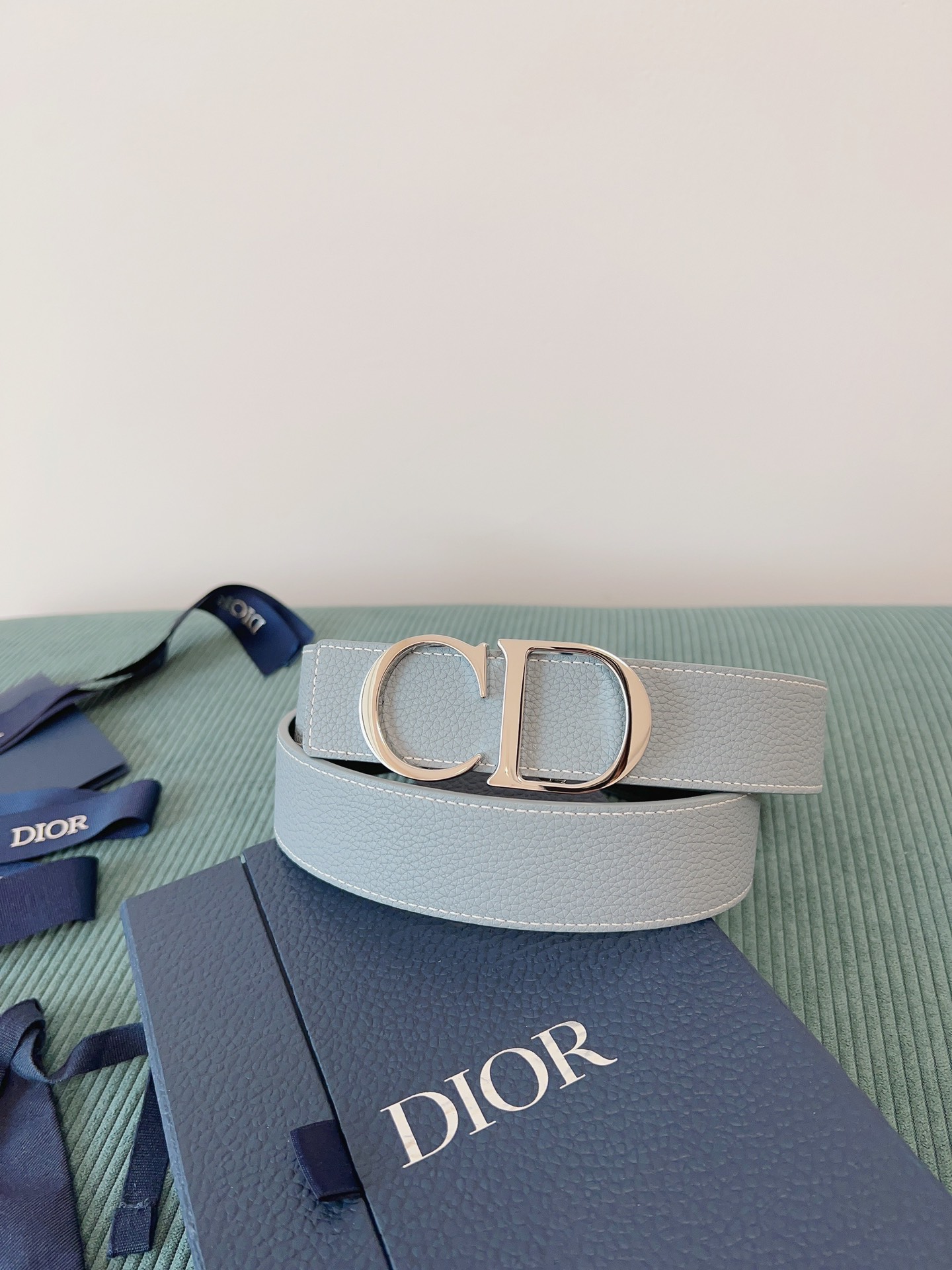 D. CD버클 라이트 스카이 블루 벨트 8컬러 3.5cm