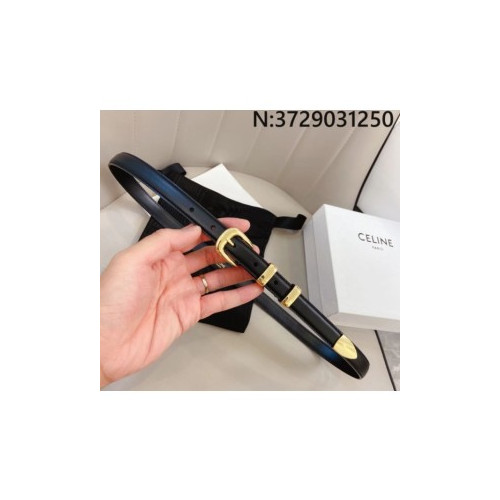 CE. 여성용 가죽 1.8cm 블랙 벨트 2컬러