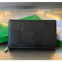 BO. 인트레치아토 지퍼 어라운드 지갑
