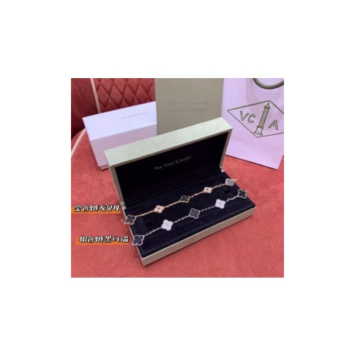 반클리프 클로버 팔찌 (순은 도금 18k) 2컬러 19.5cm