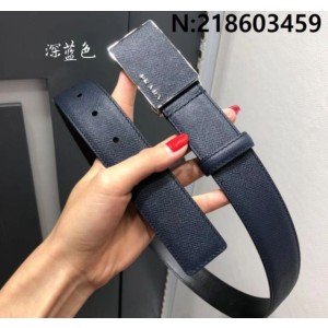 프라다 사피아노 벨트 2CM188 053 F0216 3.4cm 네이비