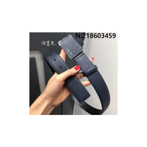 프라다 사피아노 벨트 2CM188 053 F0216 3.4cm 네이비