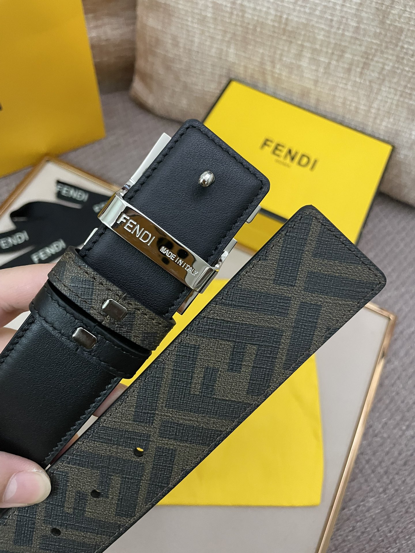 펜디 FF버클 벨트 4cm 2컬러