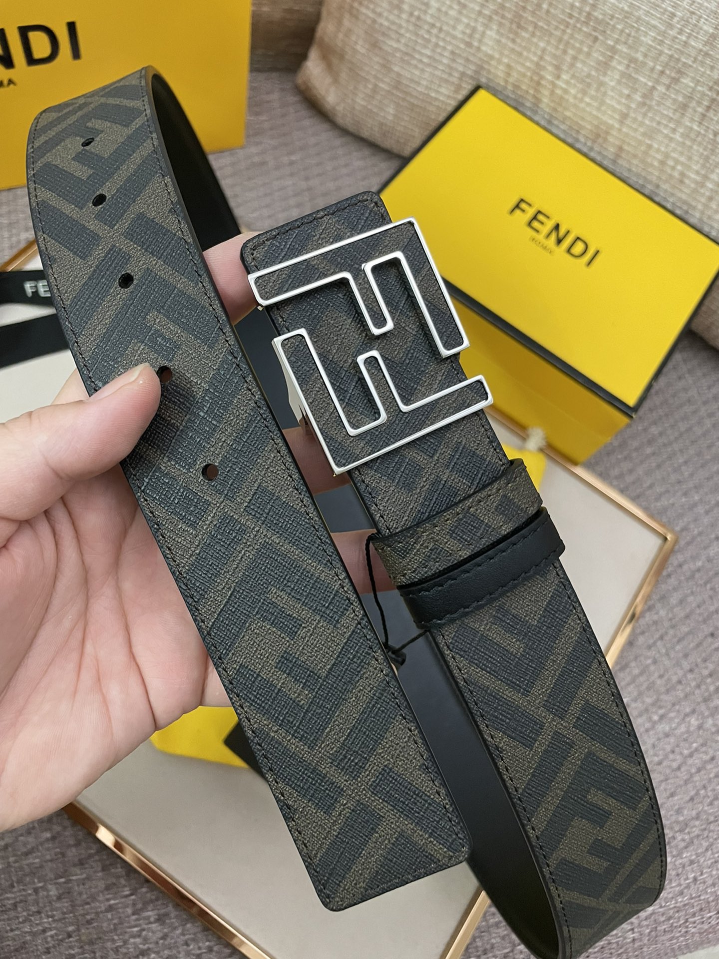 펜디 FF버클 벨트 4cm 2컬러