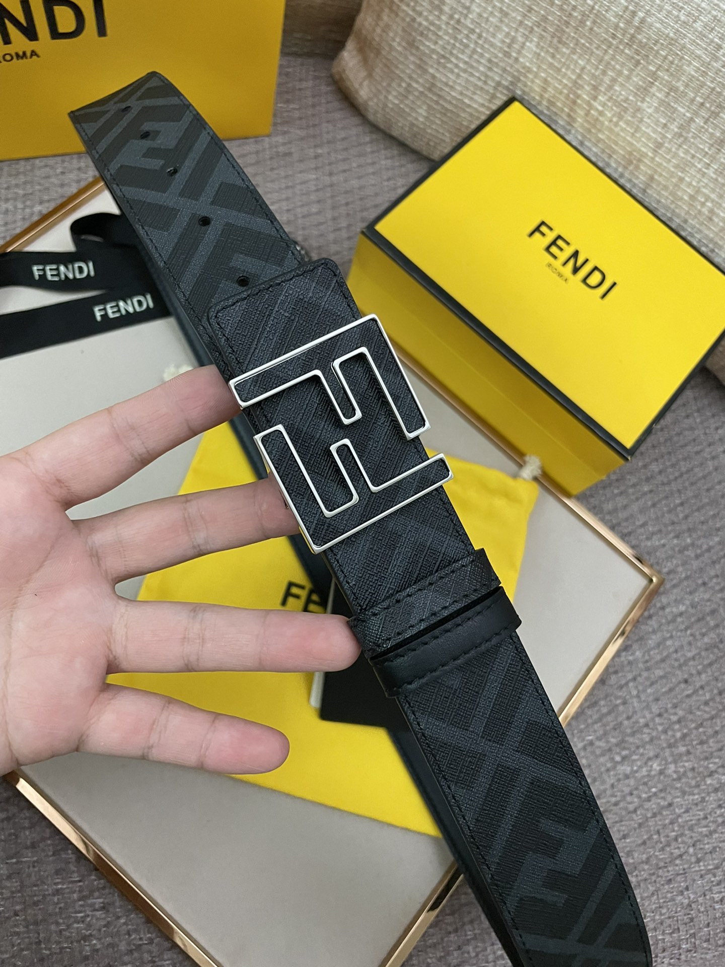 펜디 FF버클 벨트 4cm 2컬러
