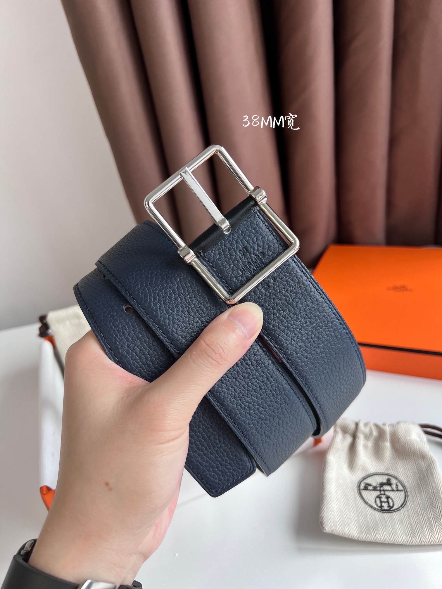 에르메스 SADDLE 3.8cm REVERSIBLE 벨트 2컬러