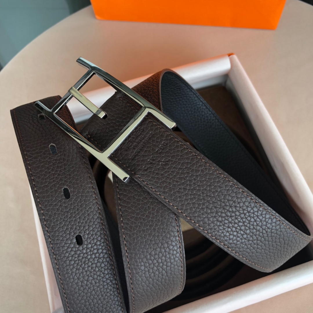 에르메스 Quentin 양면 벨트 32cm 2컬러
