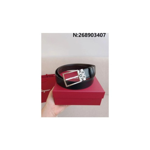 살바토레페라가모 모노그램 스퀘어버클 벨트 2컬러 3.5cm