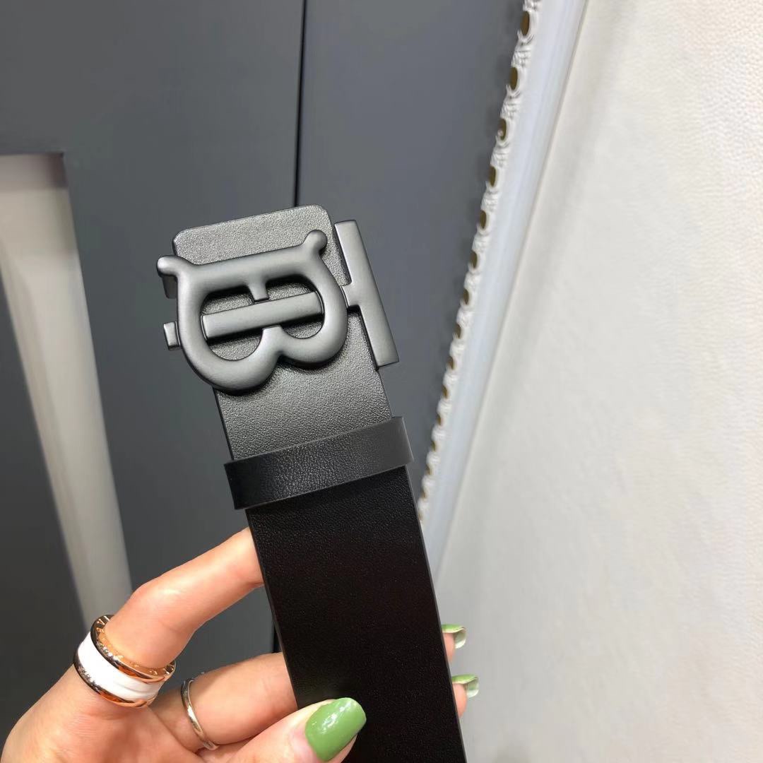 버*리 TB버클 리버시블 벨트 2컬러 4.0cm