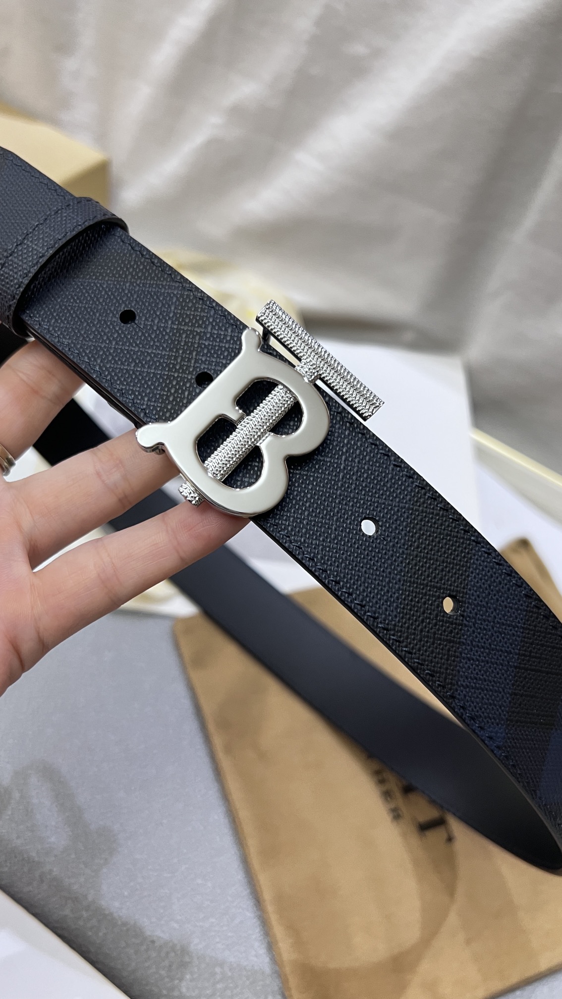 버*리 TB 버클 벨트 3종 3.5cm