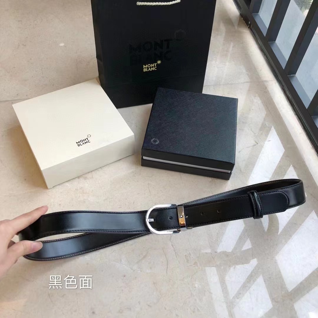 몽블랑 모노그램 벨트 3.5cm 2컬러