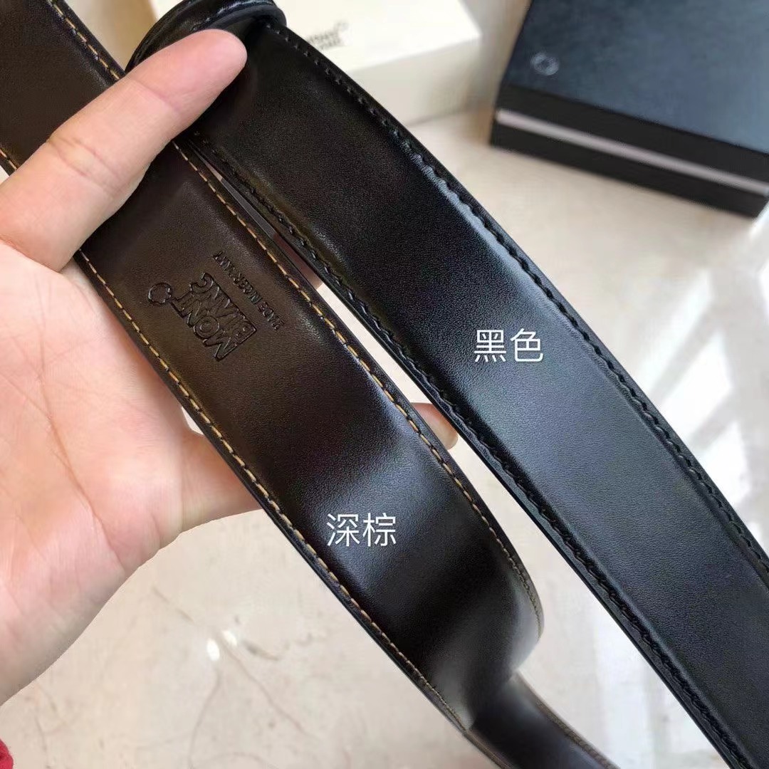 몽블랑 모노그램 벨트 3.5cm 2컬러