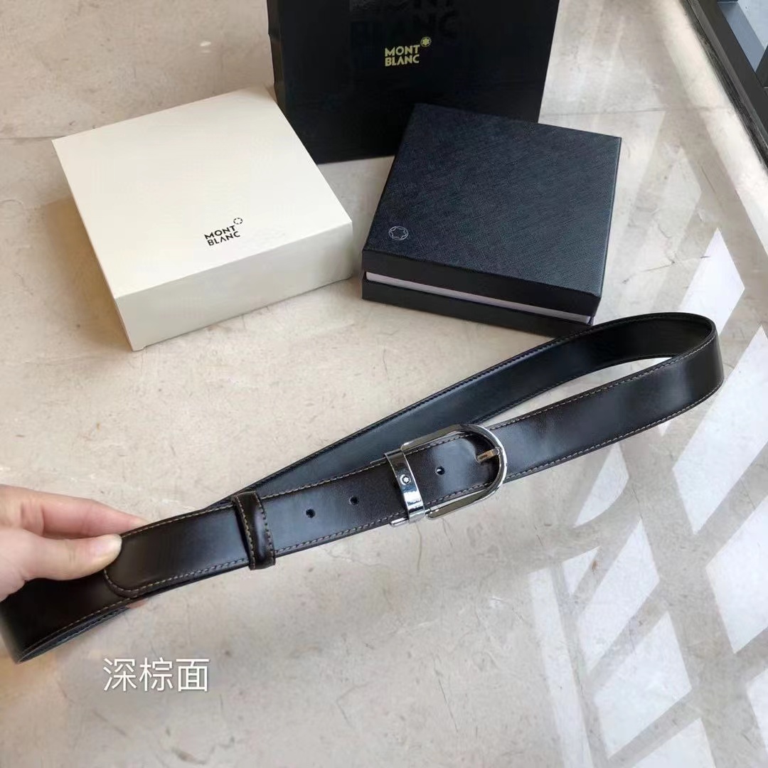 몽블랑 모노그램 벨트 3.5cm 2컬러