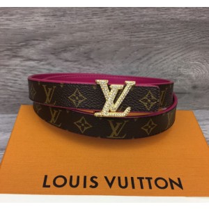 루이비통 큐빅 LV 이니셜 모노그램 2cm 리버시블 벨트 2컬러