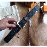 루이비통 체커보드 엘립스 벨트 블랙 M6919 3.5cm