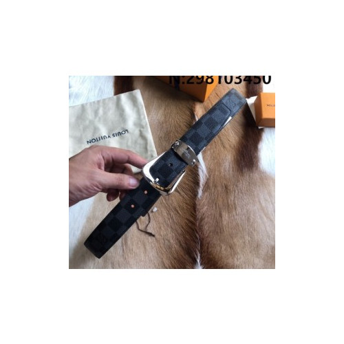 루이비통 체커보드 엘립스 벨트 블랙 M6919 3.5cm