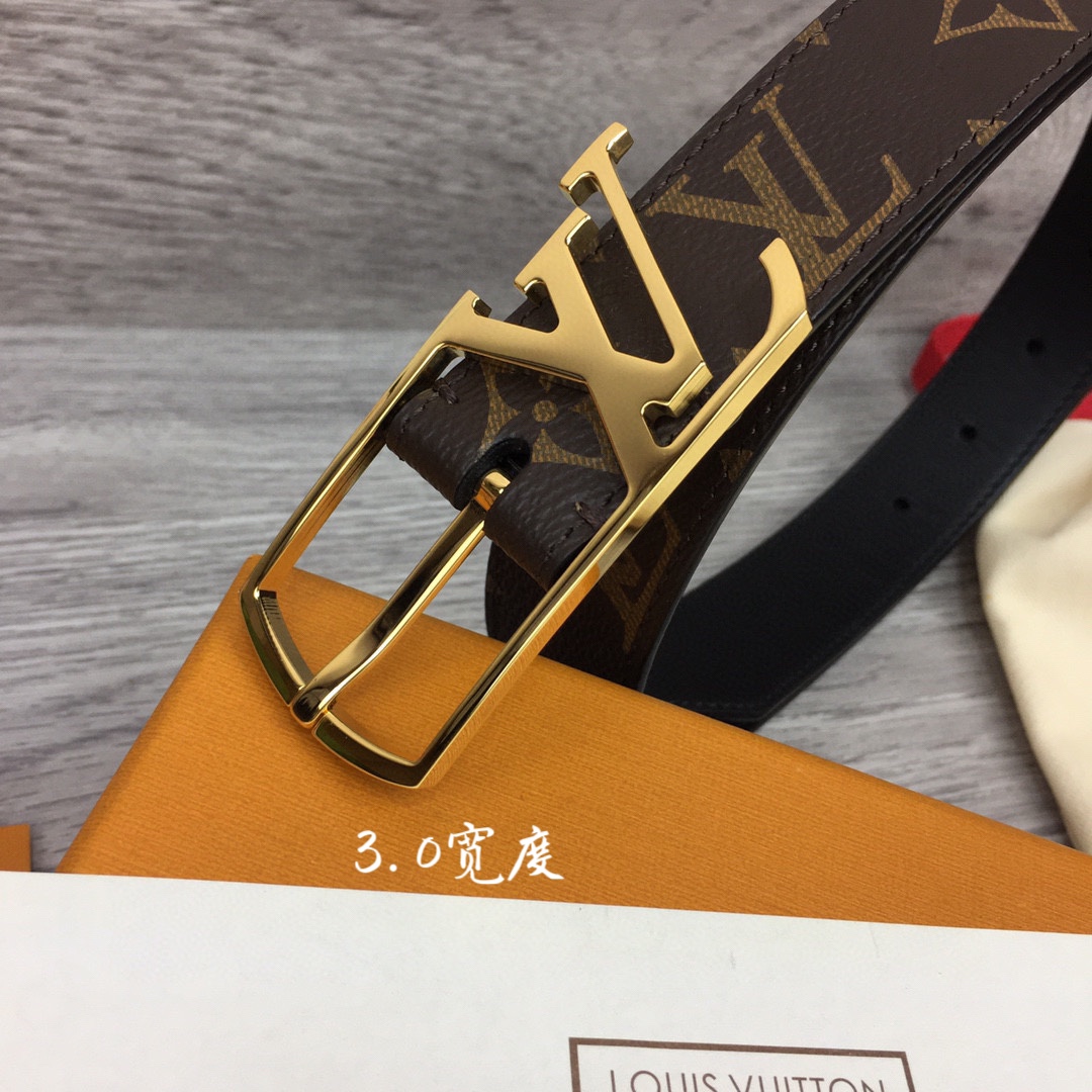 루이비통 점보 LV로고 3cm 벨트 2컬러