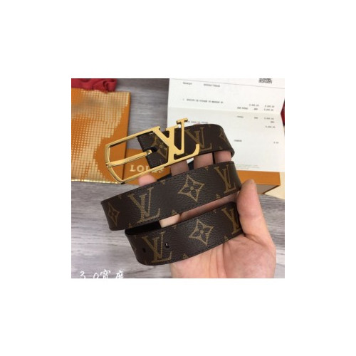 루이비통 점보 LV로고 3cm 벨트 2컬러
